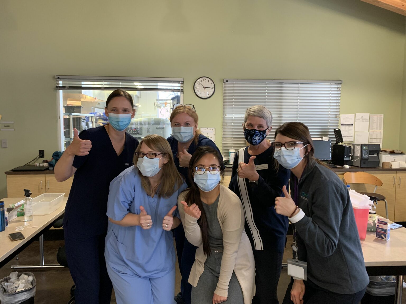 COVID-19 vaccine clinic