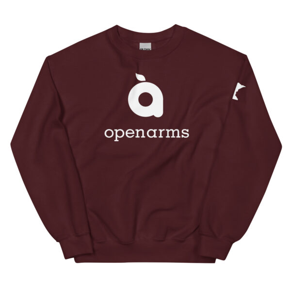 White Logo Unisex Sweatshirt