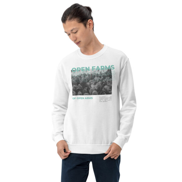 Open Farms Urban Gardens Unisex Sweatshirt - Image 3