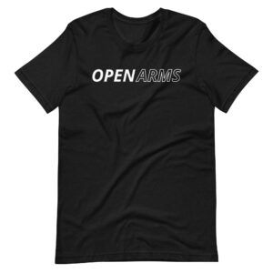 Open Arms Bold Back Unisex T-Shirt Dark