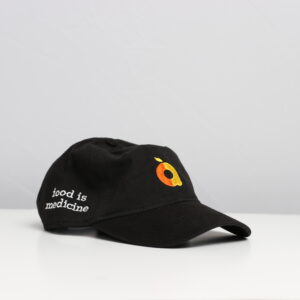 Open Arms Food Is Medicine, Apple Logo Dad Cap Black