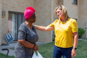 Leah delivers 12 millionth meal to client.