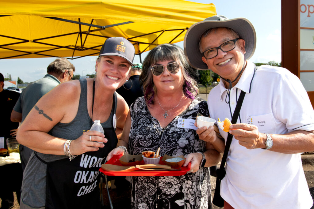 Volunteers celebrate at TOAST!