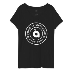 Circle Emblem Women’s recycled v-neck t-shirt