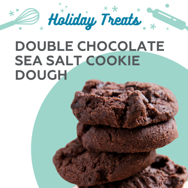 Chocolate sea salt cookie graphic