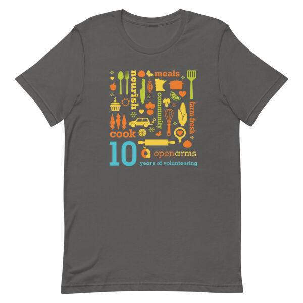 10 Years of Volunteering Unisex T-Shirt - Image 4