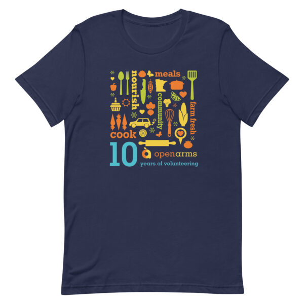 10 Years of Volunteering Unisex T-Shirt - Image 3