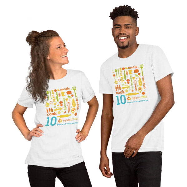 10 Years of Volunteering Unisex T-Shirt - Image 2