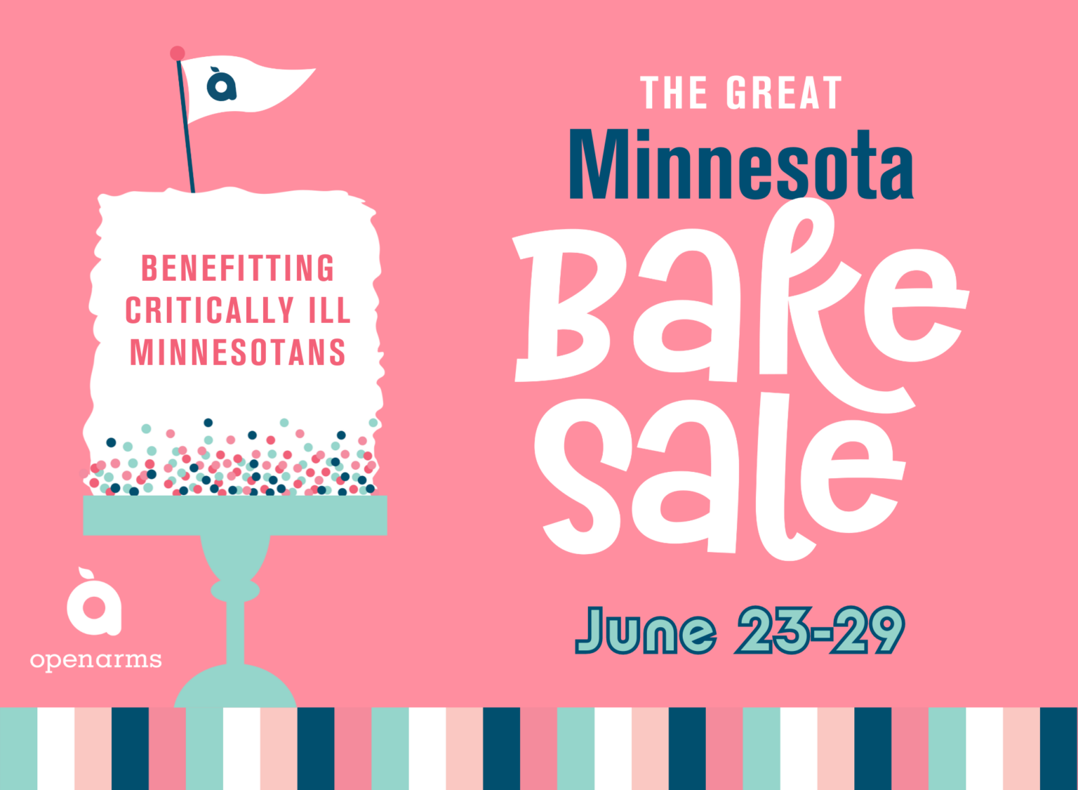 Bake Sale Media Week With Twin Cities Live Open Arms of Minnesota