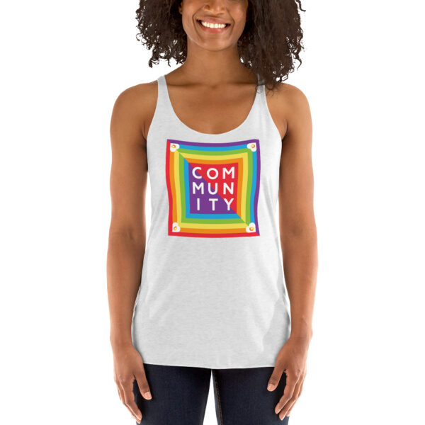 Community Pride Women's Racerback Tank - Image 2