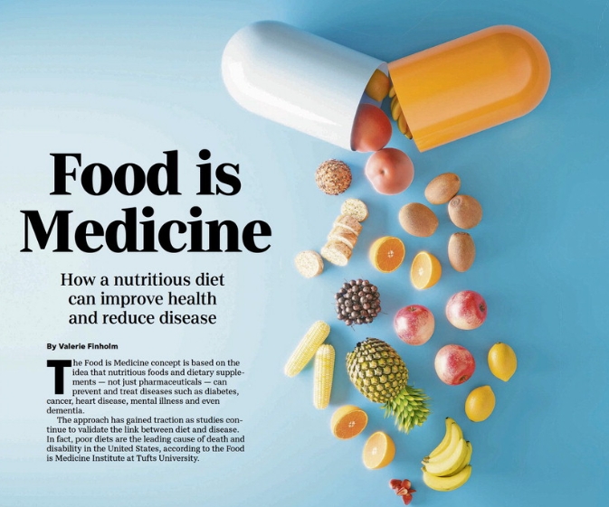 Food as medicine article graphic
