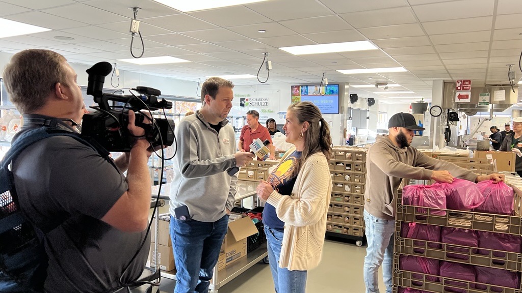 Hutch and Leah interview at Open Arms.