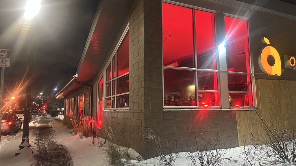 Open Arms building on World AIDS Day.