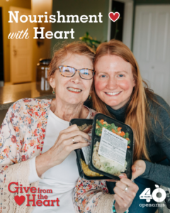 Give from the heart popup graphic