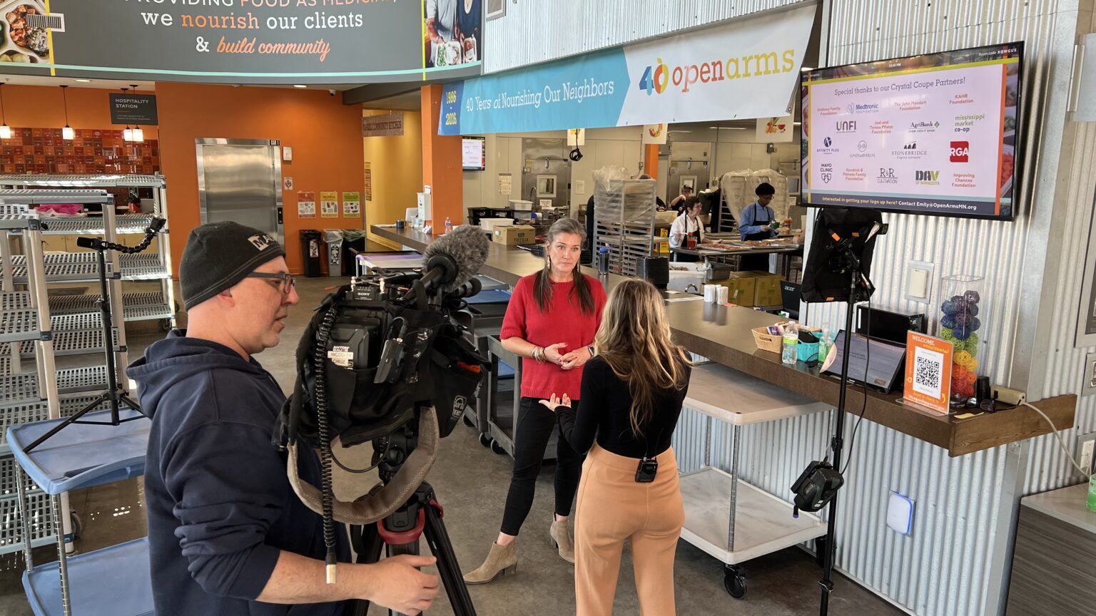 Leah interviewed by O