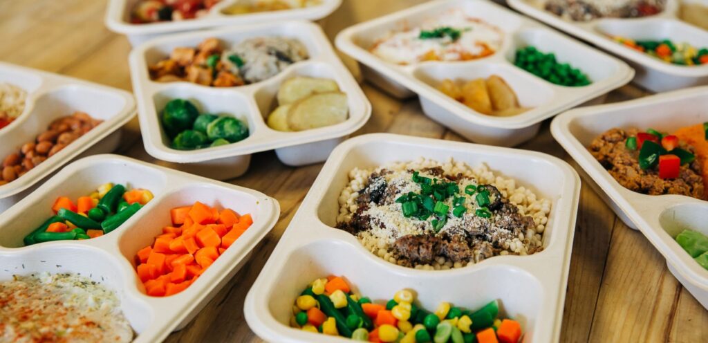 Meal tray photos